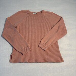 Orvis Mauve Crew Neck Sweater Pullover Womens Med Classic Casual Outdoor